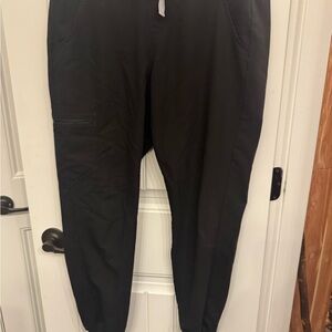 Figs Black Tech Joggers